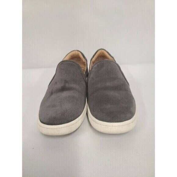 UGG Womens Cas Slip On Sneaker Size 6.5 Gray Suede Comfort Casual Shoes - Picture 5 of 12